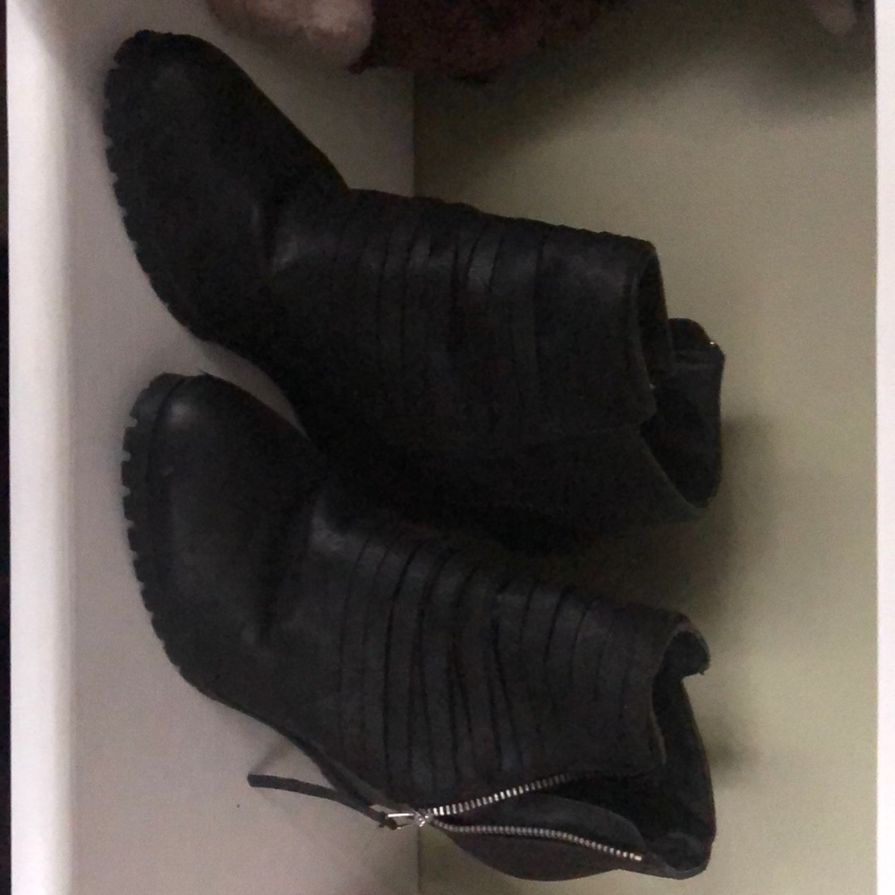 Wedge booties